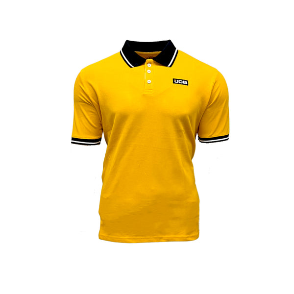 JCB Classic Yellow Polo T-Shirt