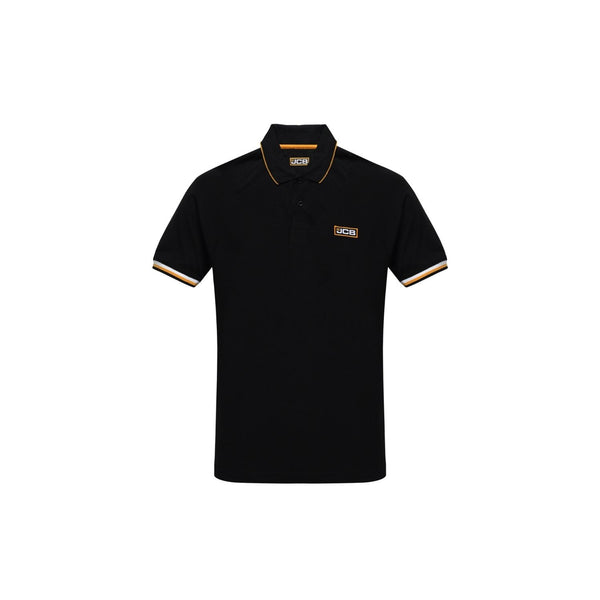 JCB Black Polo With Tipping