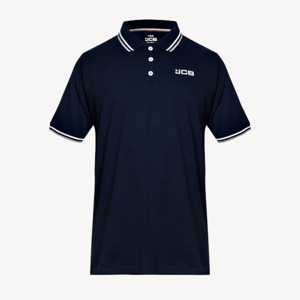 JCB RPET Blue Polo