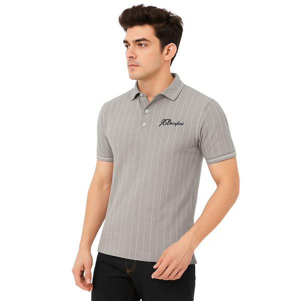 JCB Greyline Polo T-shirt