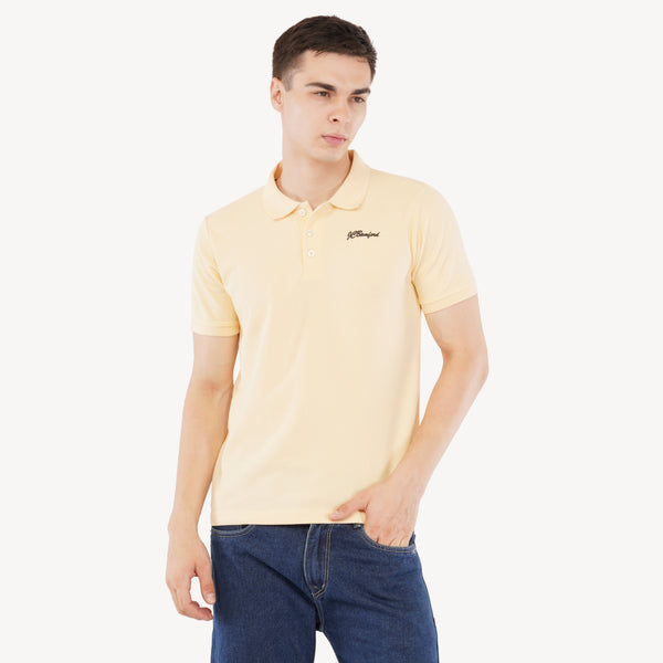 JCB Yellow Comet Polo T-Shirt