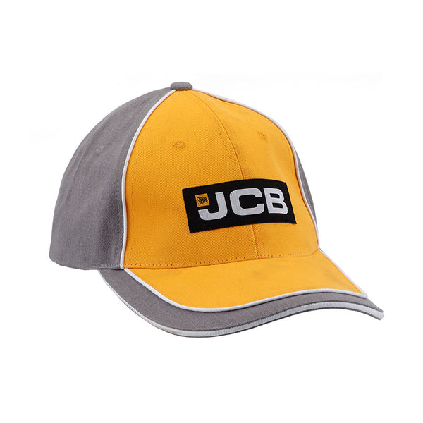 JCB Yellow Grey Cap