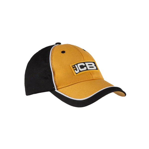 JCB Yellow Black Cap