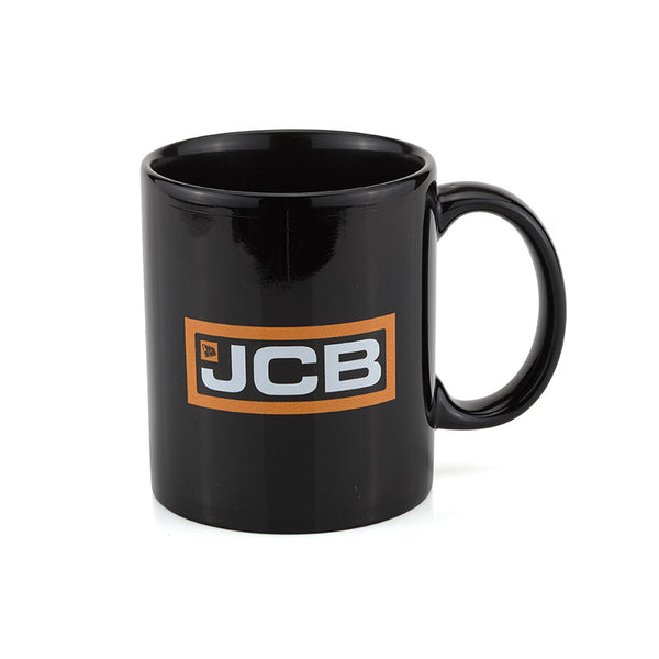 JCB Black Mug