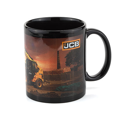 JCB Black Mug Loadall