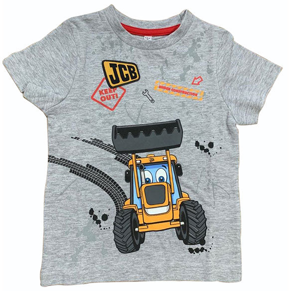 JCB Kids Round Neck Cotton T-Shirt