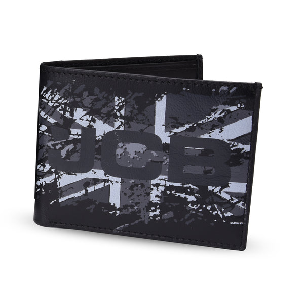 JCB Leather Wallet- Black UJ Print