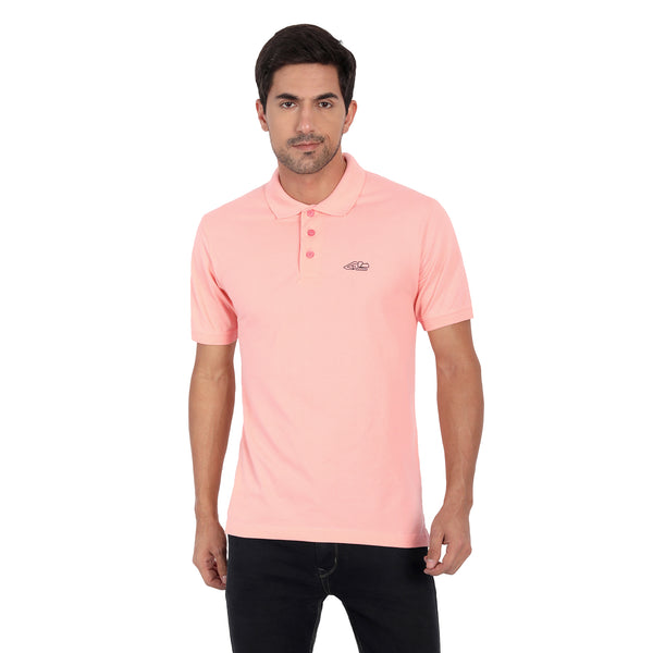 JCB Peach Polo T-shirt