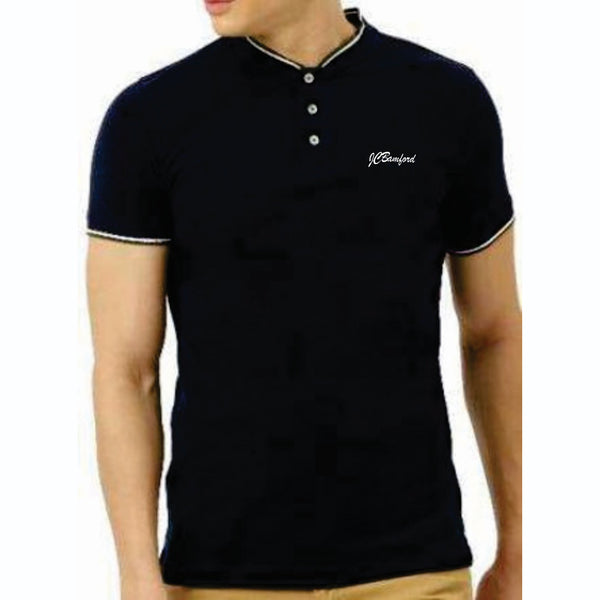 JCB Premium Black Polo T-Shirt