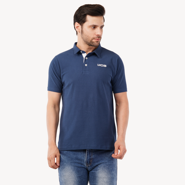 JCB Popcorn knit polo T-shirt- S