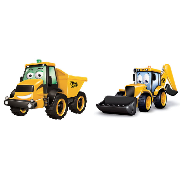 My first JCB Muddy Friends ( Pack of 2), Pull Back Toy