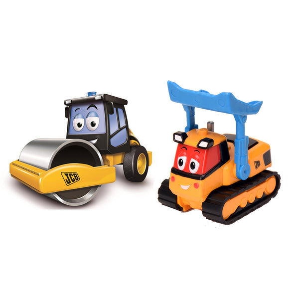 My first JCB Muddy Friends ( Pack of 2), Pull Back Toy