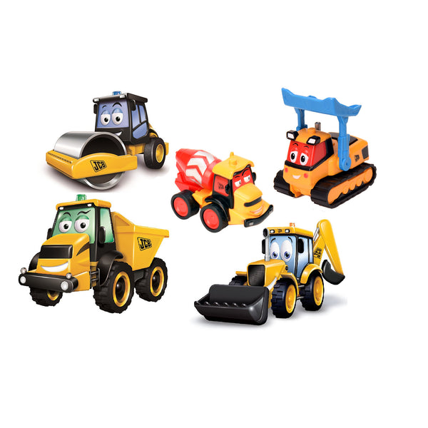 My first JCB Muddy Friends ( Pack of 5), Pull Back Toy