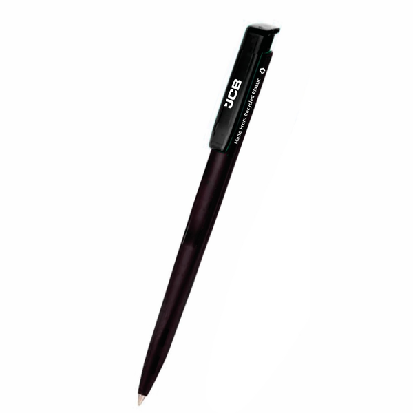 JCB Black Plastic Pen