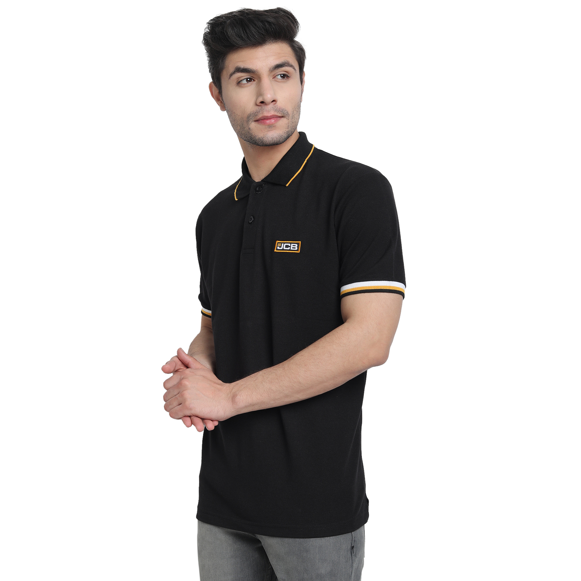 JCB Black Polo T-Shirt – Welcome to the JCB merchandise shop India website