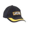 JCB Black Yellow Curve Cap