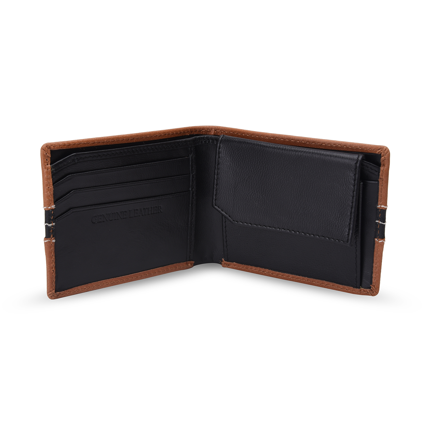 JCB Leather Wallet- Brown Stripe – Welcome to the JCB merchandise shop ...